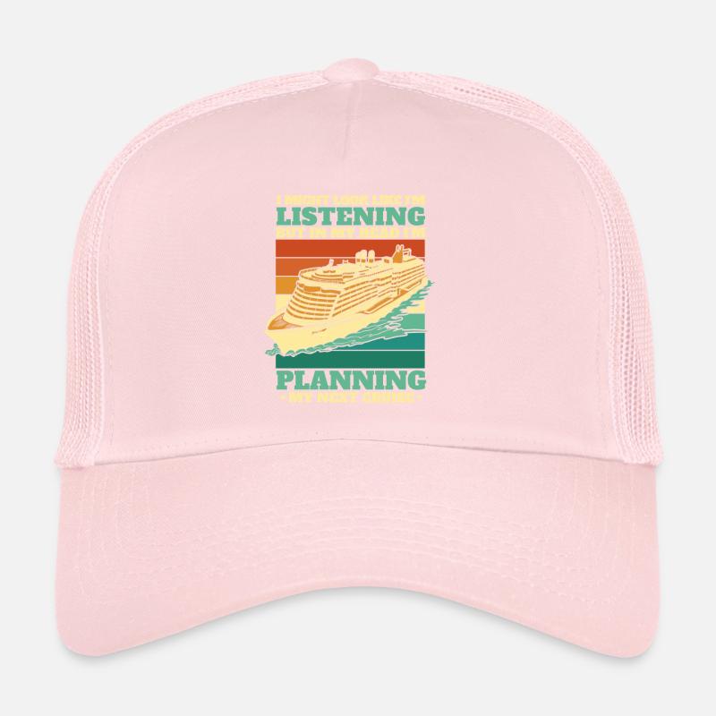 Ich plane meine nächste Kreuzfahrt Kreuzfahrtschiff Trucker Cap