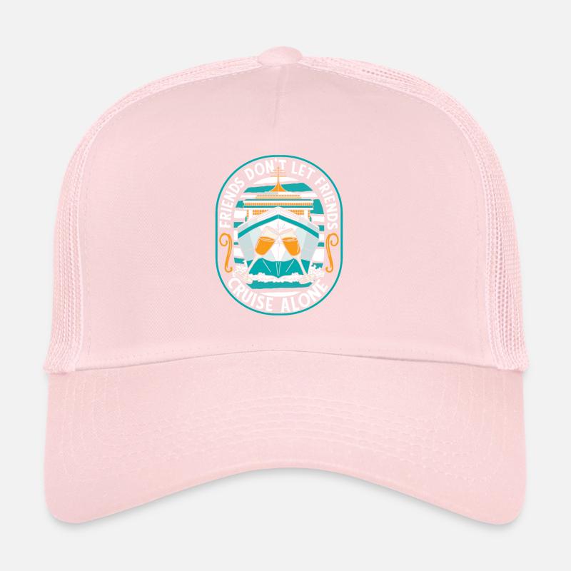Ne laissez pas vos amis naviguer seuls en bateau de croisière Casquette trucker 