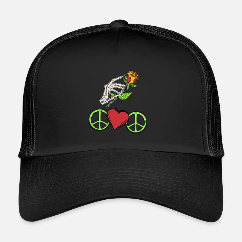 Symbole de paix Casquette trucker 