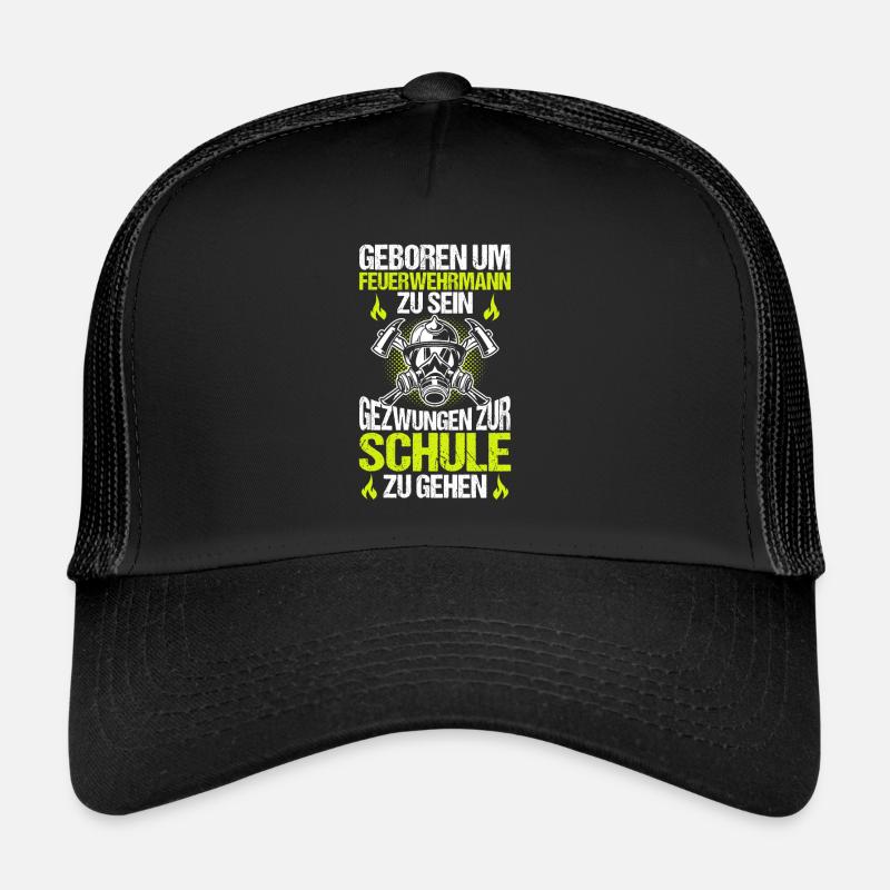 Feuerwehr Tshirt Firefighter Feuerwehrmann 112 Trucker Cap