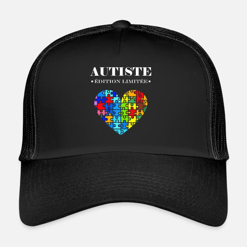sensibilisation a l'autisme autiste Casquette trucker 