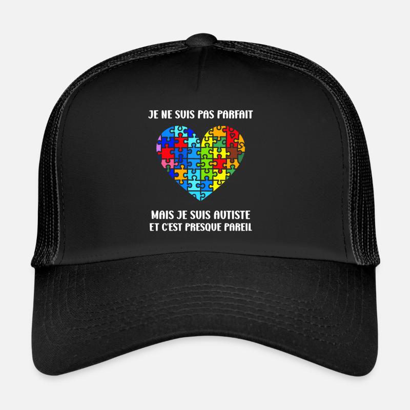 sensibilisation a l'autisme autiste Casquette trucker 