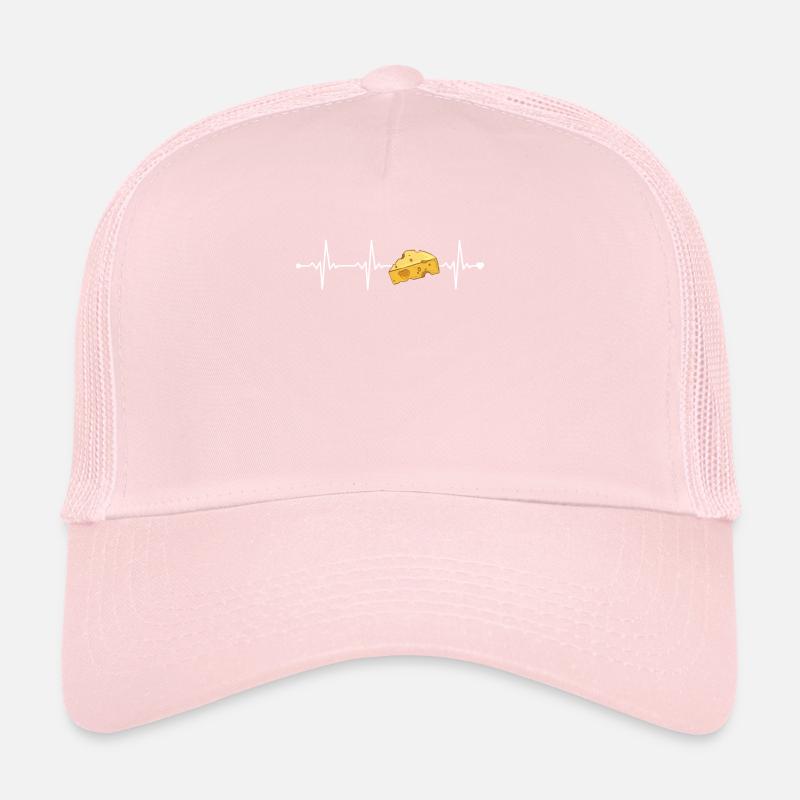 Gouda Heartbeat Queso Cheesemonger Maker Lover Trucker Cap