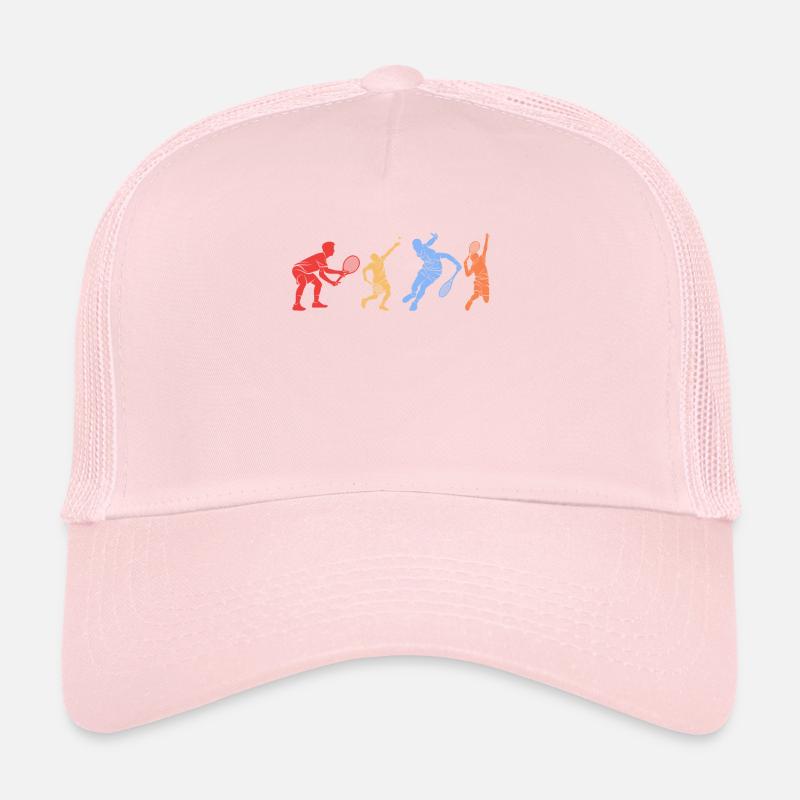 Squash player silhouettes Squash Trucker Cap