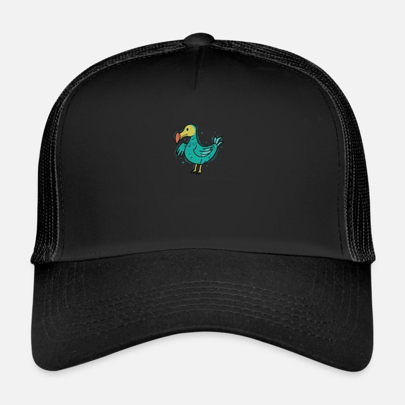 Dodo Birds Mauritius - Trucker Cap - Schwarz/Schwarz