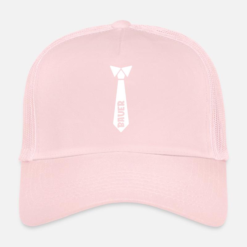Style de cravate classique noir et blanc pour tous les jours Casquette trucker 