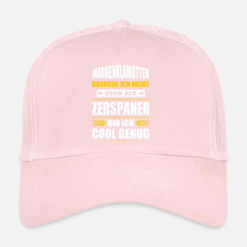 Markenklamotten Brauche Ich Nicht Zerspaner Trucker Cap