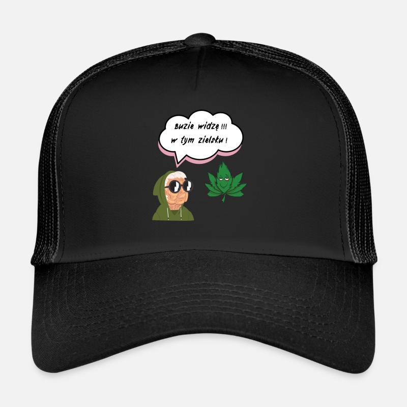 Ich sehe mein Gesicht in diesem Gras Trucker Cap