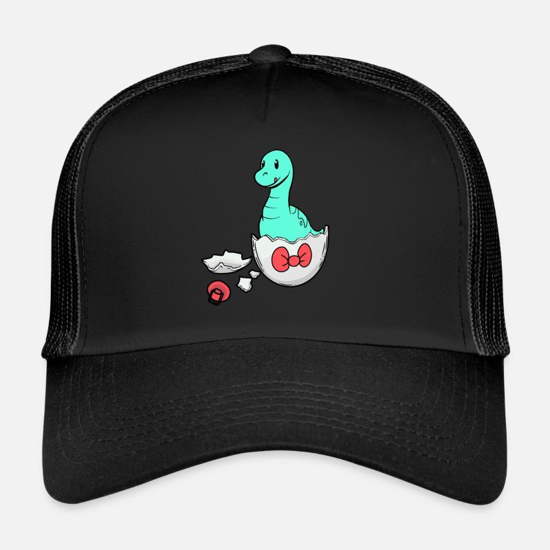 Dino Baby Birth Pregnancy Eggshell Trucker Cap