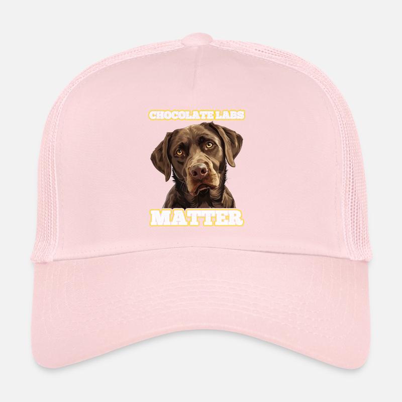 Brown Labrador CHOCOLATE LABS MATTE Labrador Trucker Cap