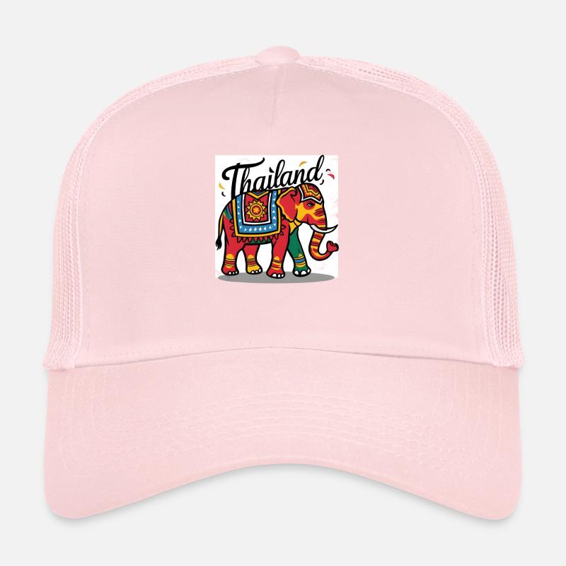 Éléphant de Thaïlande Casquette trucker 