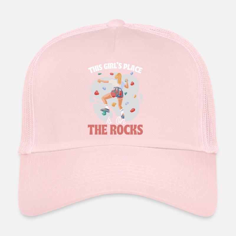 Boulder Mädchen Bouldern Klettern Geschenk Trucker Cap