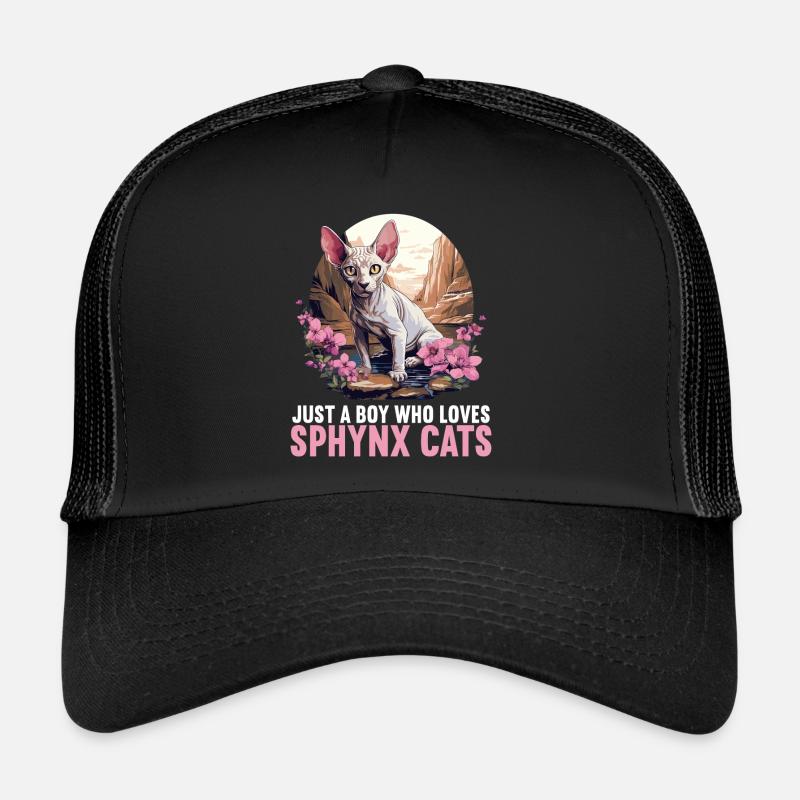 Sphynx Kitten Sphynx Cat Trucker Cap