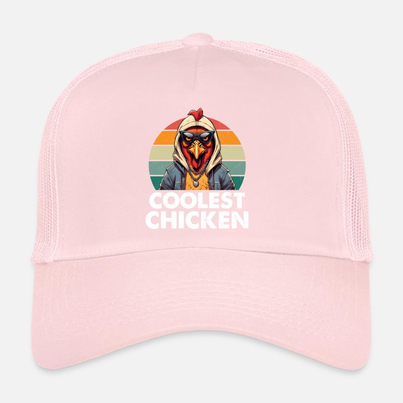 Le poulet le plus cool Casquette trucker 