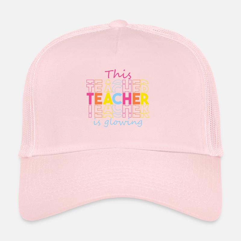 Dieser Lehrer Glüht Hallo Sommer Lustiges Ende Von Trucker Cap