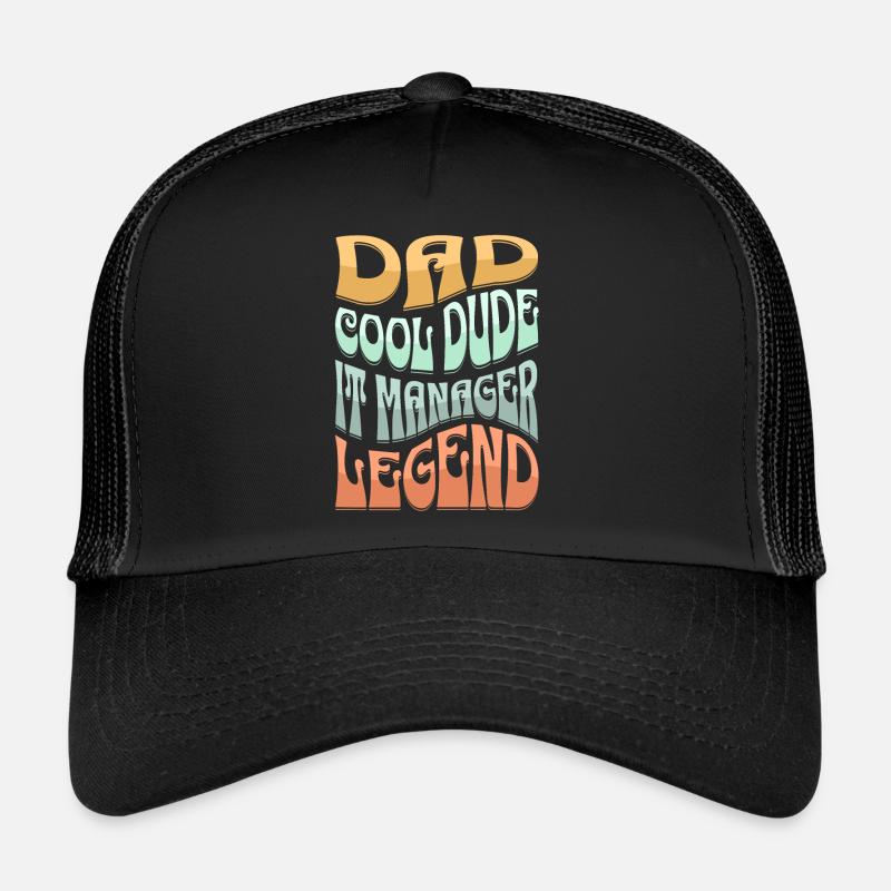 Papa IT Manager Trucker Cap