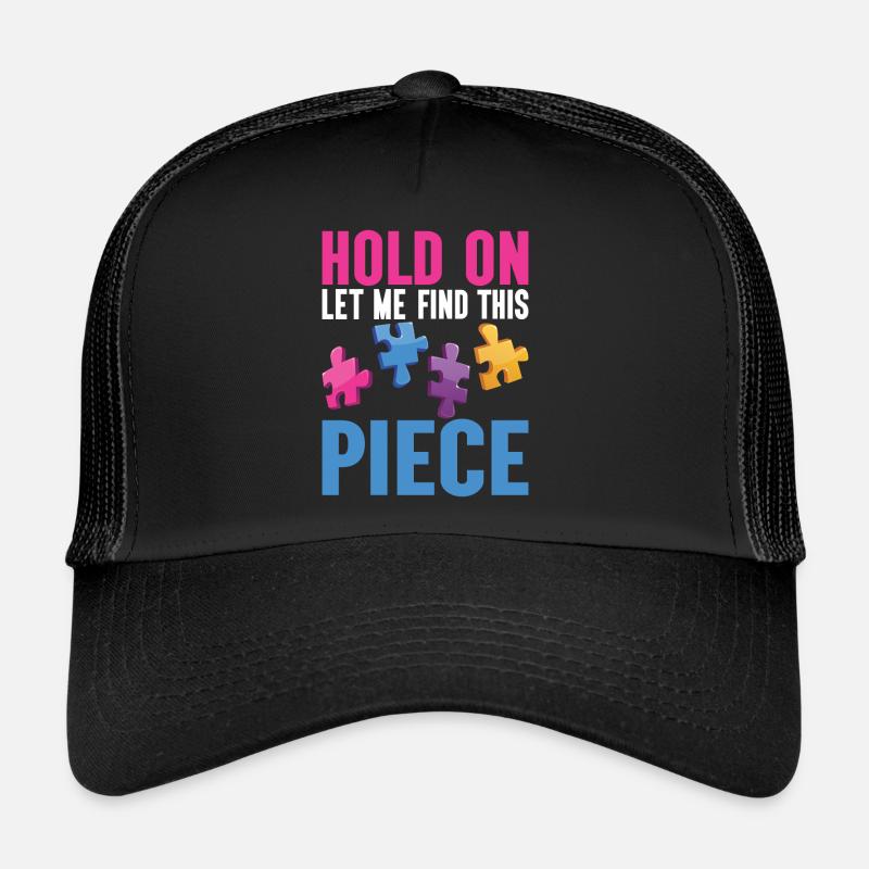 Jigsaw Puzzle Piece Puzzle Lover Trucker Cap