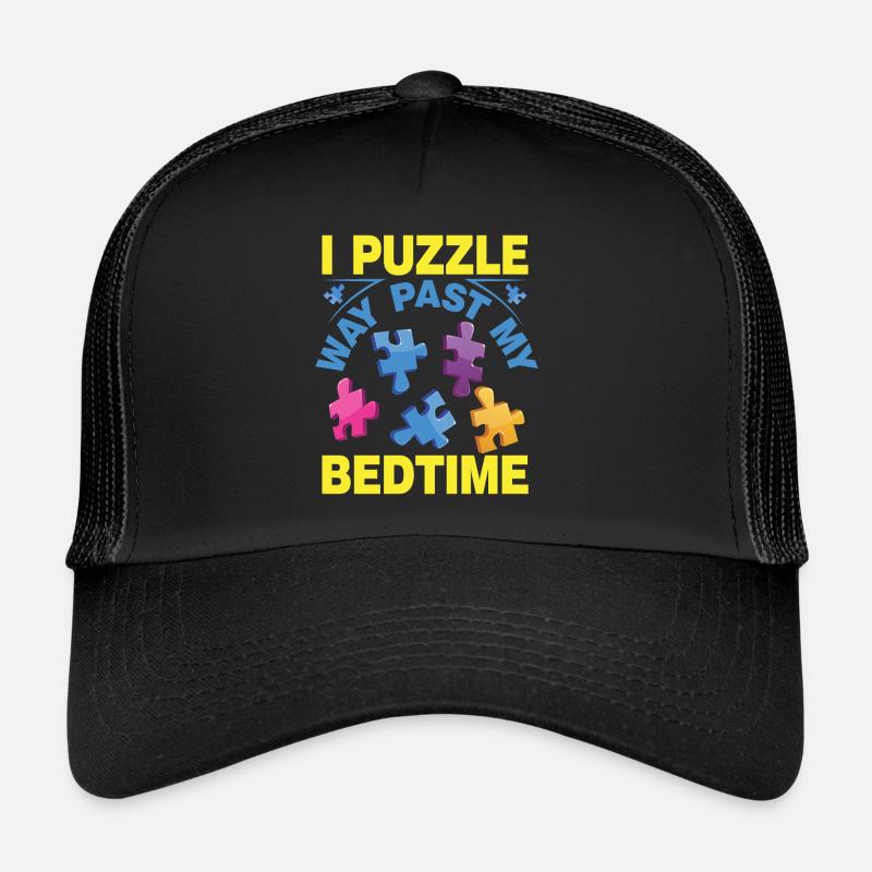Jigsaw Puzzle Piece Puzzle Lover Trucker Cap