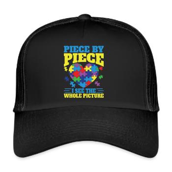 Puzzle Pièce Puzzle Amateur de Puzzle - Casquette trucker  - noir/noir - Devant