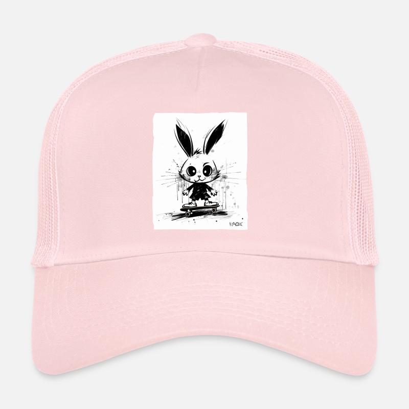 Skater Bunny : Planche à roulettes Casquette trucker 