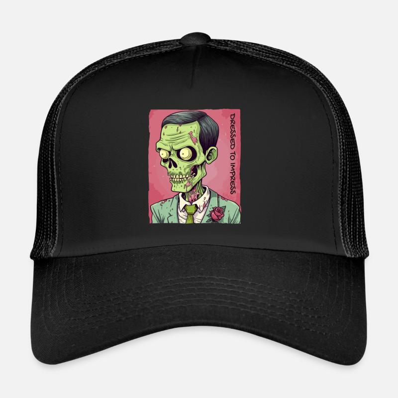 Habillé pour impressionner : Zombie Gentleman Casquette trucker 
