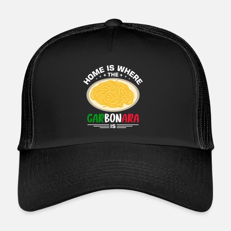 Italy Carbonara Pasta Trucker Cap