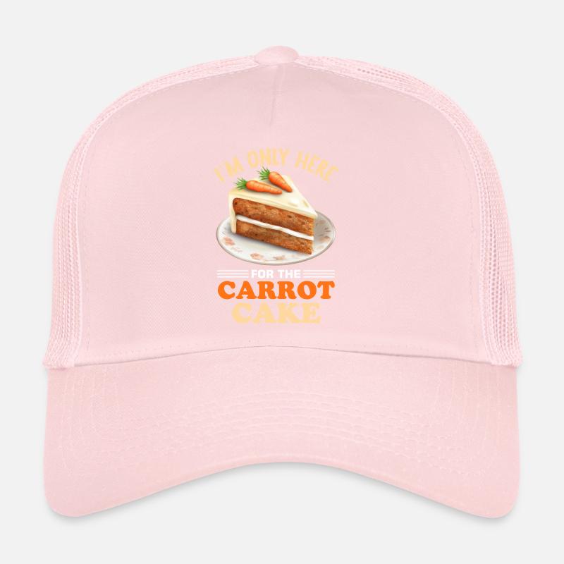 Funny Carrot Cake Saying Trucker Cap
