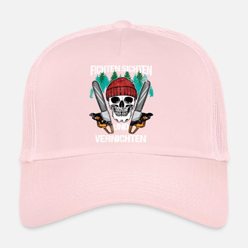 Criblage de l’épinette Destruction des bûcherons Casquette trucker 