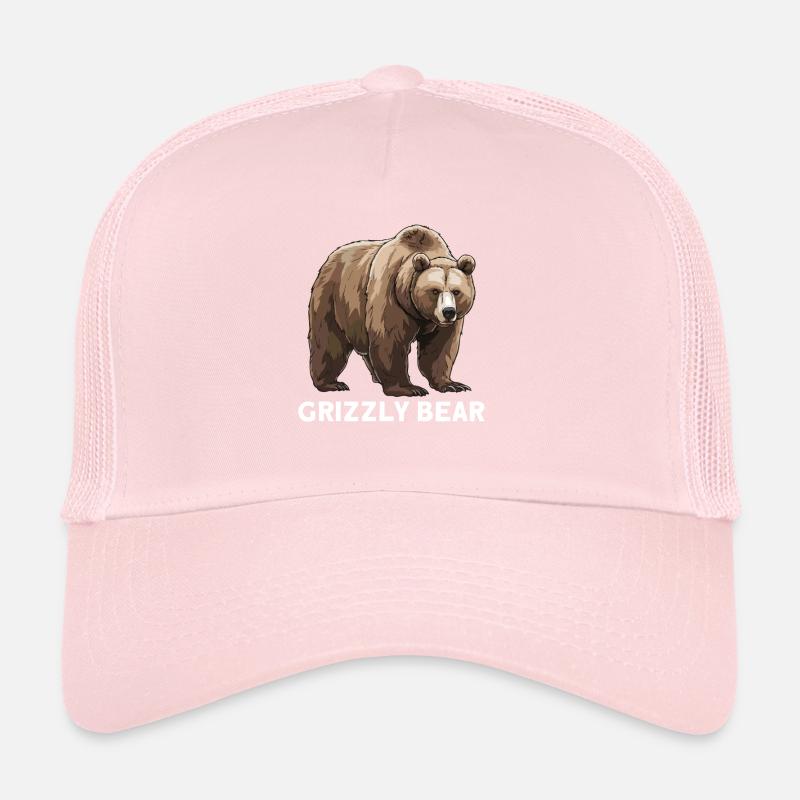 Grizzly Bear Brown Bear Trucker Cap