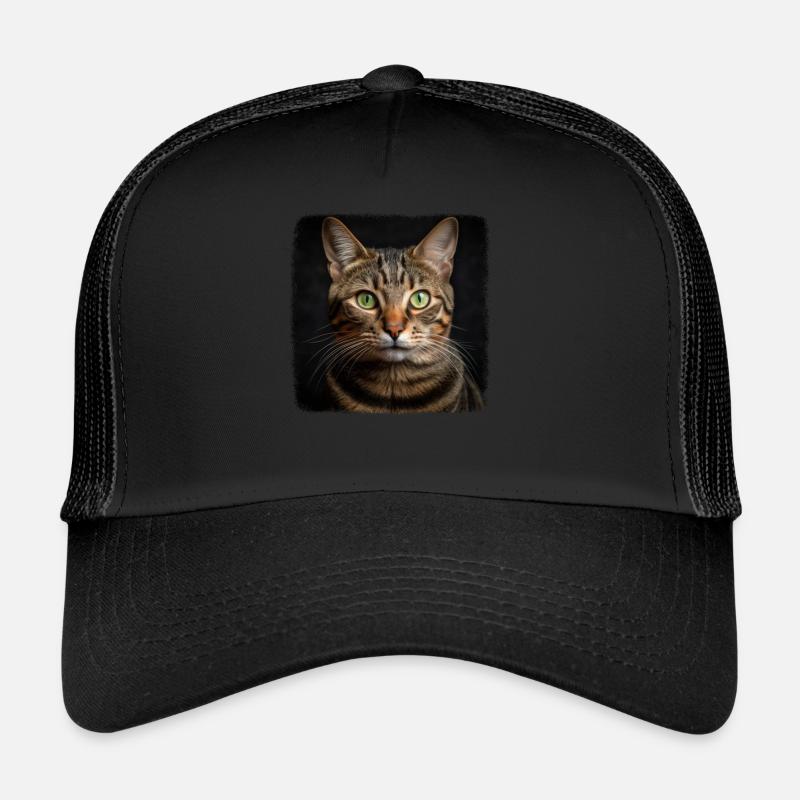 Tabby Kätzchen Tabby Katze Trucker Cap