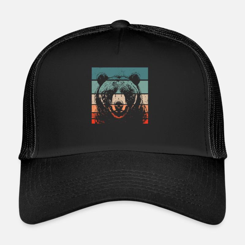 Grizzlybär Braunbär Trucker Cap