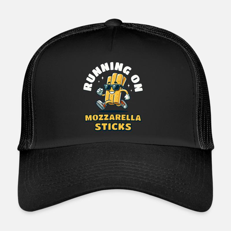 Courir sur des bâtonnets de mozzarella Casquette trucker 