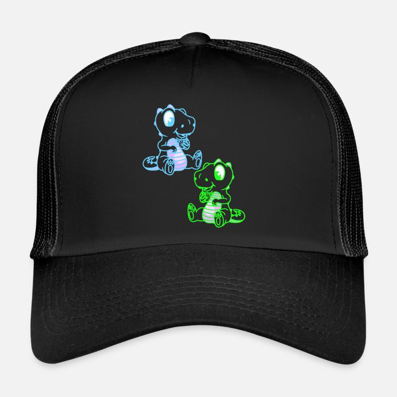 Fantasy Kinder Dinoe Dinosaurier Drachen Retro Trucker Cap