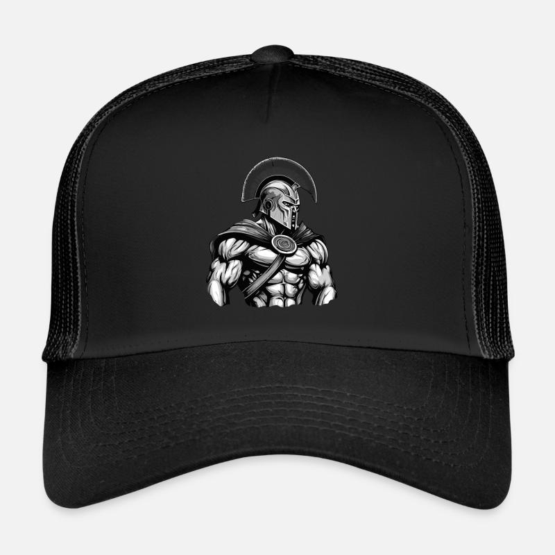 Muscles de gladiateur spartiate Casquette trucker 