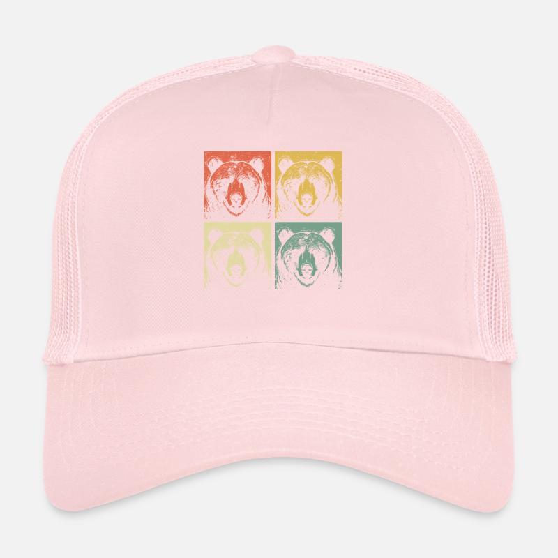 Grizzly Bear Brown Bear Trucker Cap
