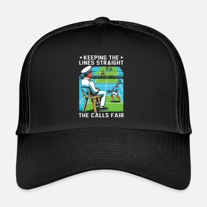 Tennis Umpire Ref Sports Game Official Referee Trucker Cap