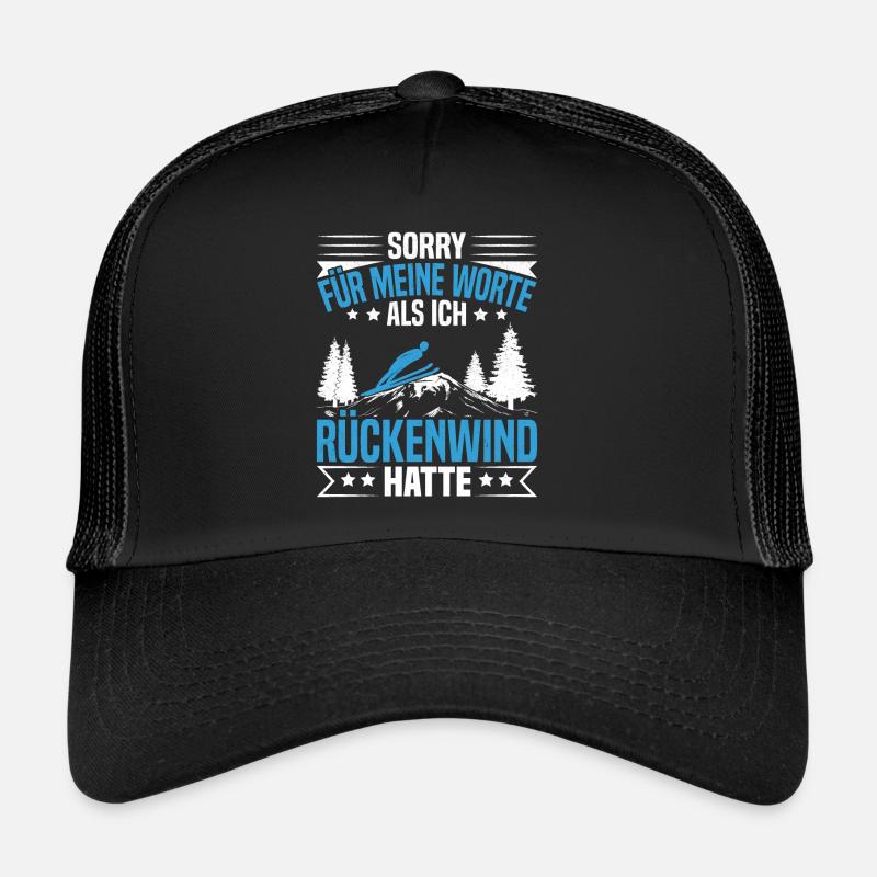Ski Jumping Ski Helmet for Ski Flying Ski Flying Trucker Cap