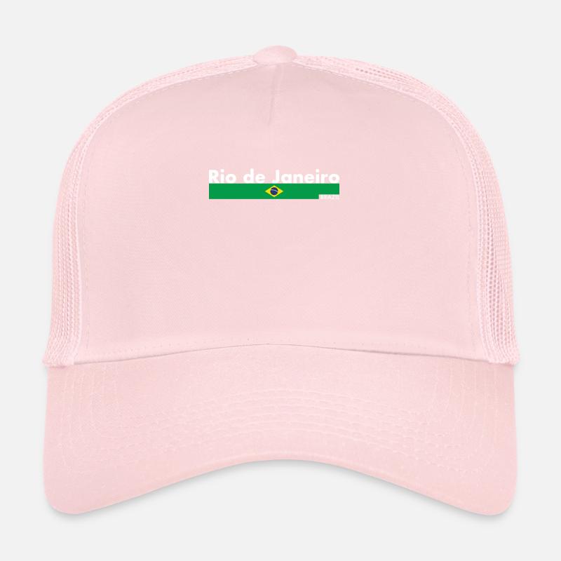 Rio de Janeiro Brésil Brésil Drapeau Casquette trucker 