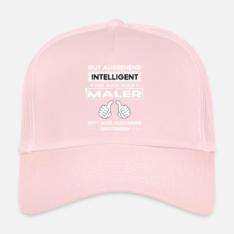 Peintre Beau Intelligent Casquette trucker 