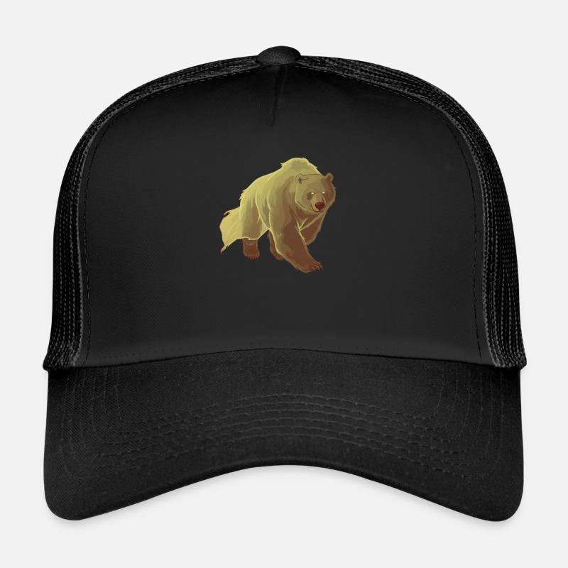 Grizzlybär Halloween Braunbär Trucker Cap