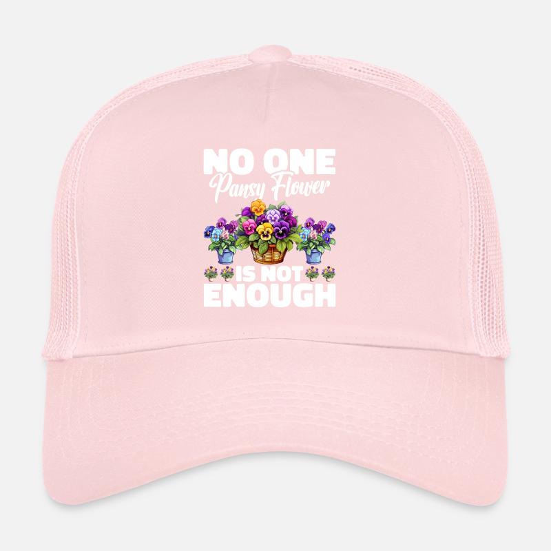 Pensées pour l’extérieur Graines de pensée Fleur de pensée Casquette trucker 