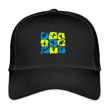 Breakdance Breakdancer - Dancer B-Boying Gift - Trucker Cap - black/black - Front