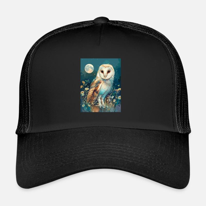 barn owl vintage Trucker Cap