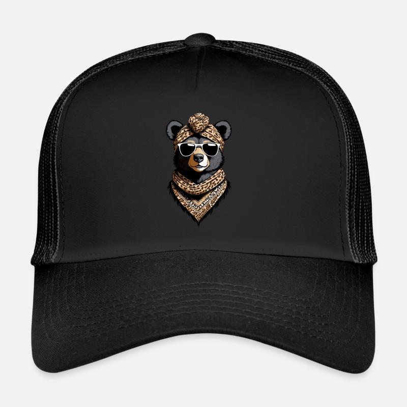 Drôle Maman Ours Mère Ours Ours Amoureux de l’Ours Casquette trucker 