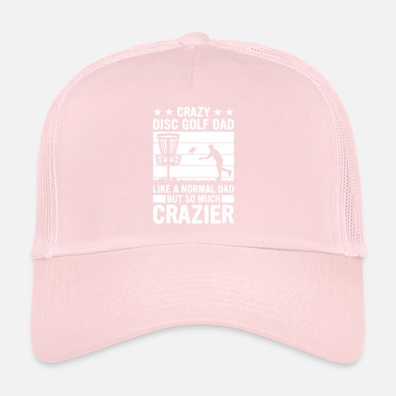 Crazy disc golf dad Disc Golf Player Trucker Cap