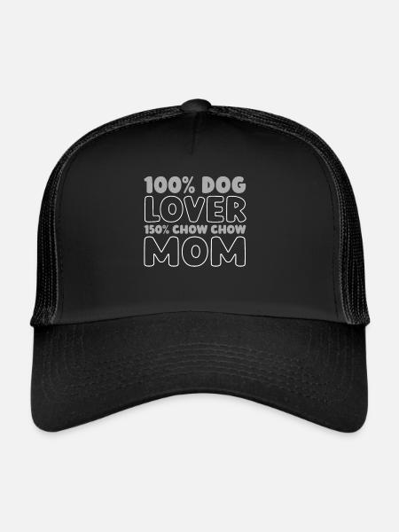 Chow Chow - Casquette trucker  - noir/noir - Devant