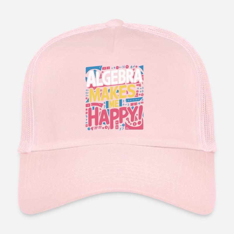 L’ALGÈBRE ME REND HEUREUX Casquette trucker 