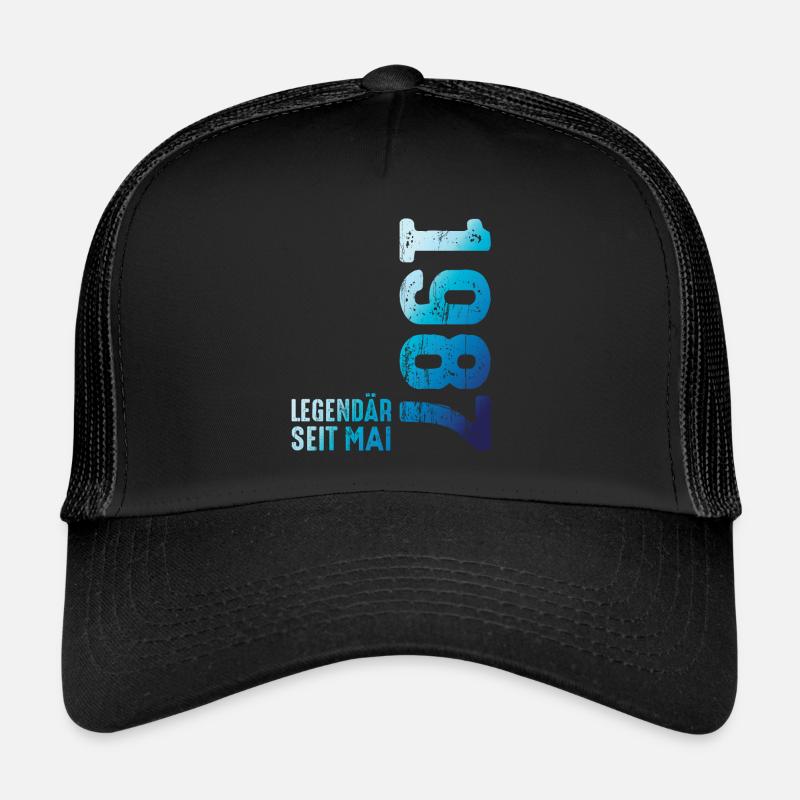 Limited Edition May 1987 Legendary Since May 1987 - Trucker Cap - black/black