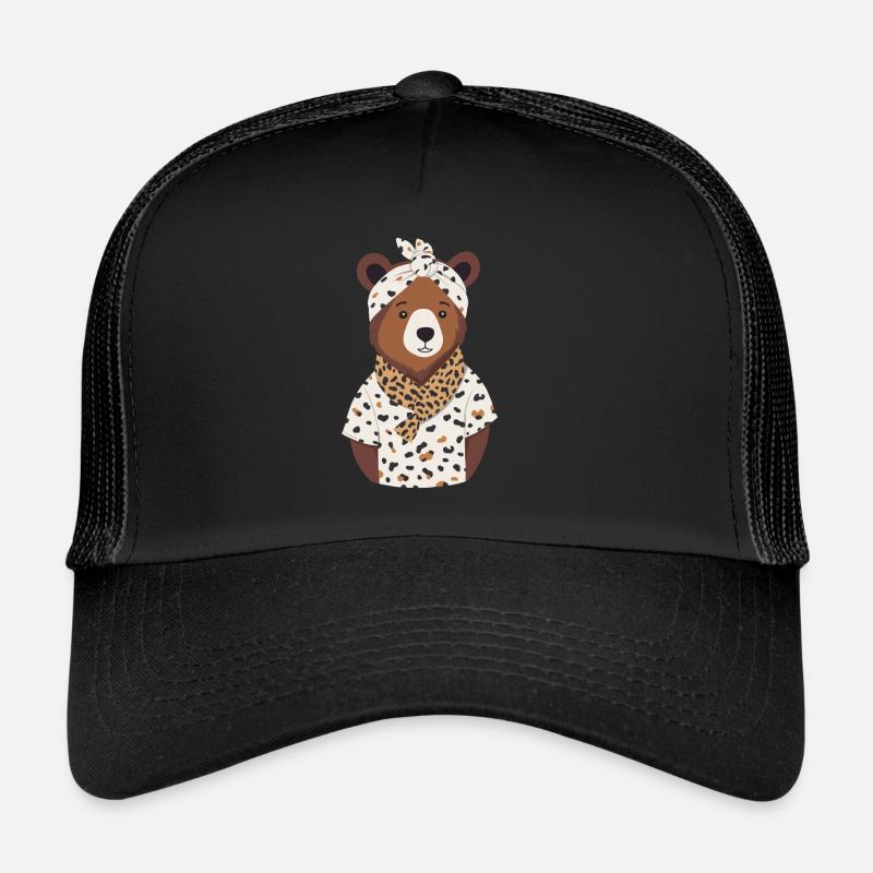 Drôle Maman Ours Mère Ours Ours Amoureux de l’Ours Casquette trucker 