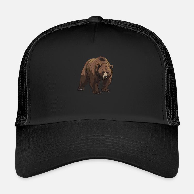 Grizzly Ours brun Ours brun Casquette trucker 